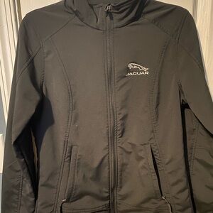 Charles River Apparel Black Utility Jacket with Jaguar logo